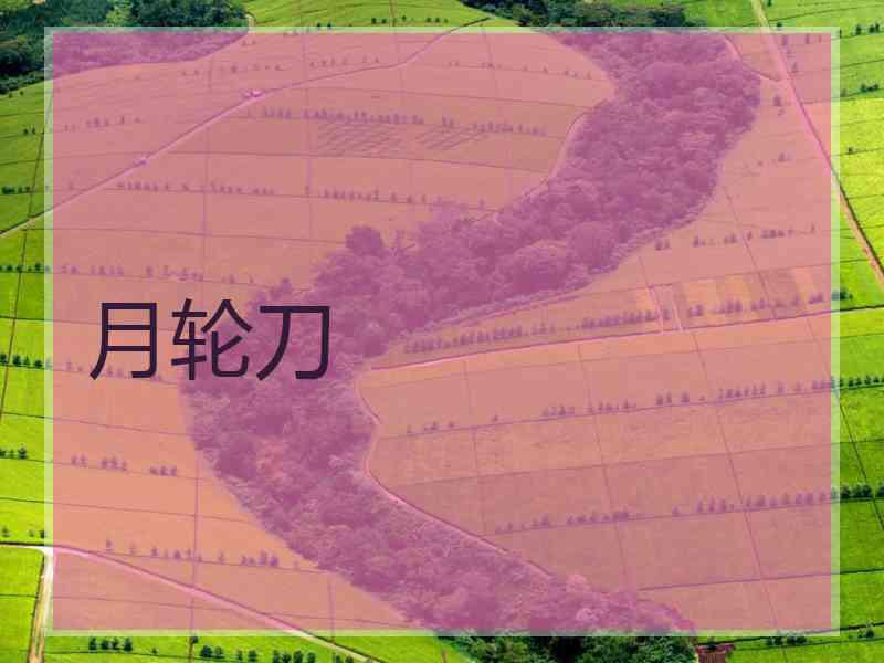 月轮刀 月轮刀