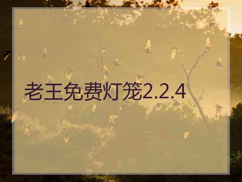 老王免费灯笼2.2.4