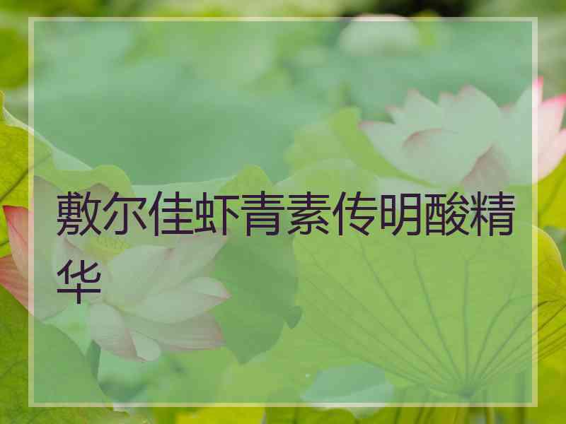 敷尔佳虾青素传明酸精华