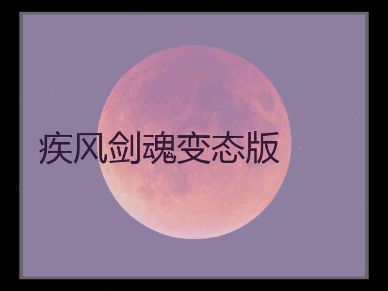 疾风剑魂变态版
