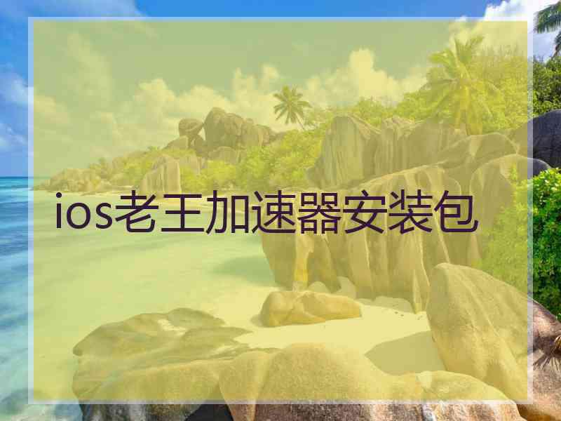 ios老王加速器安装包