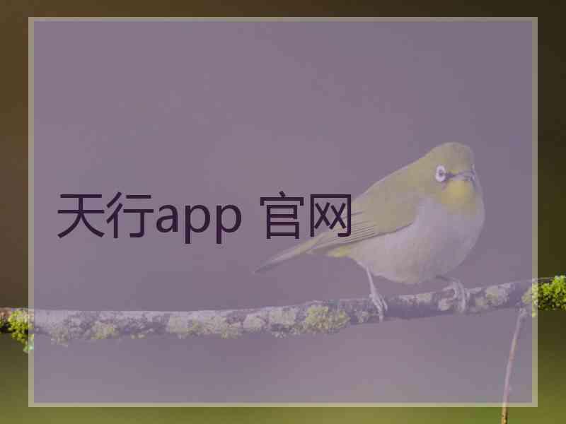 天行app 官网