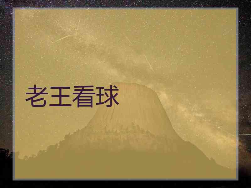 老王看球