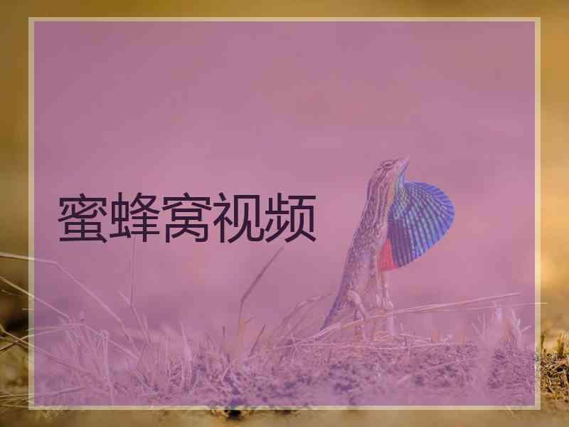 蜜蜂窝视频