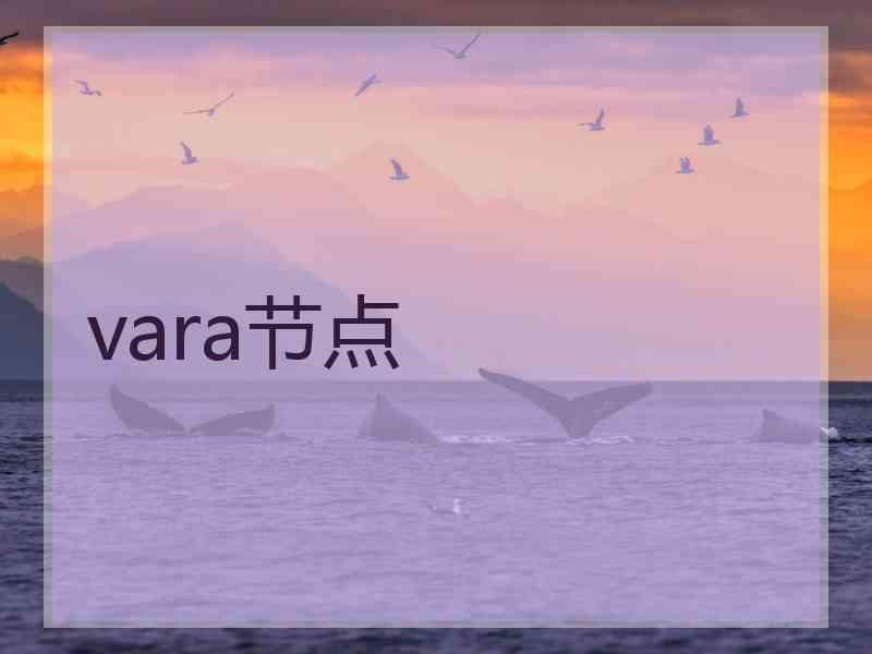 vara节点