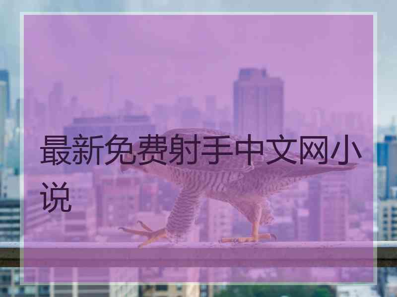 最新免费射手中文网小说