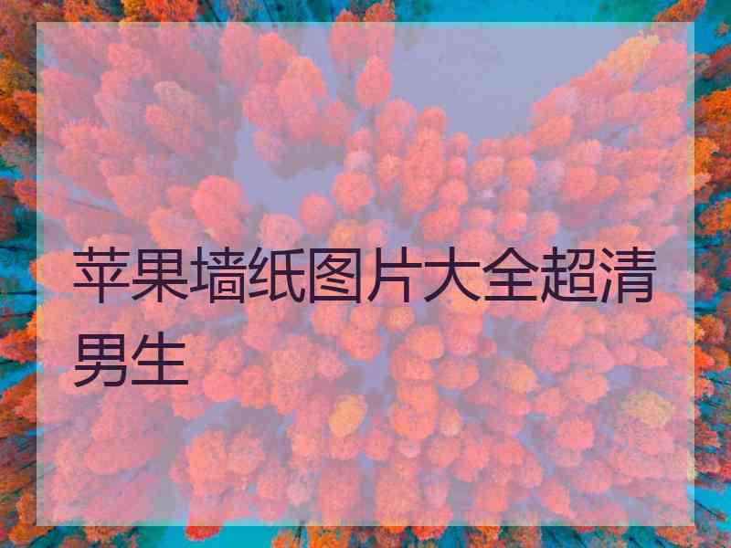 苹果墙纸图片大全超清男生