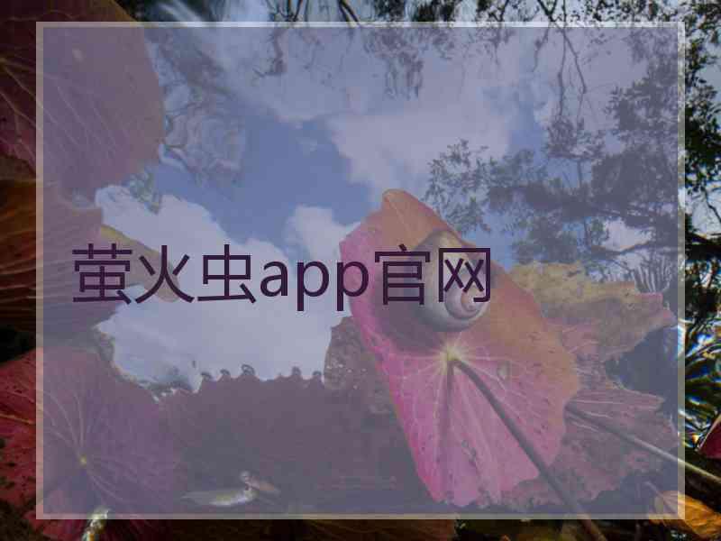萤火虫app官网