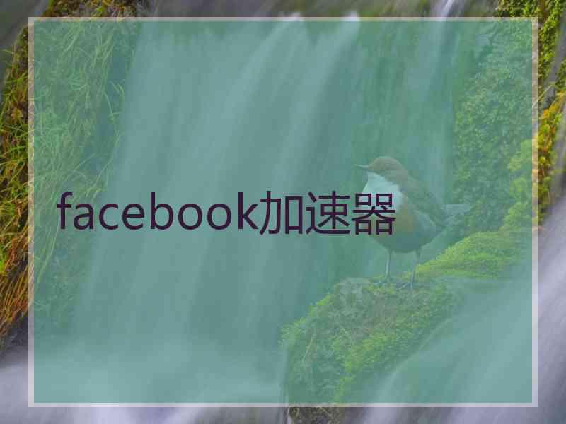 facebook加速器
