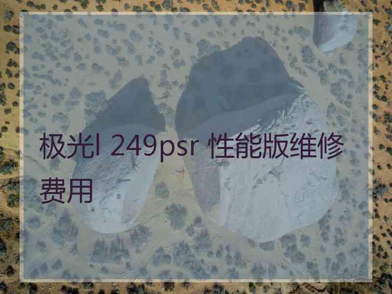 极光l 249psr 性能版维修费用