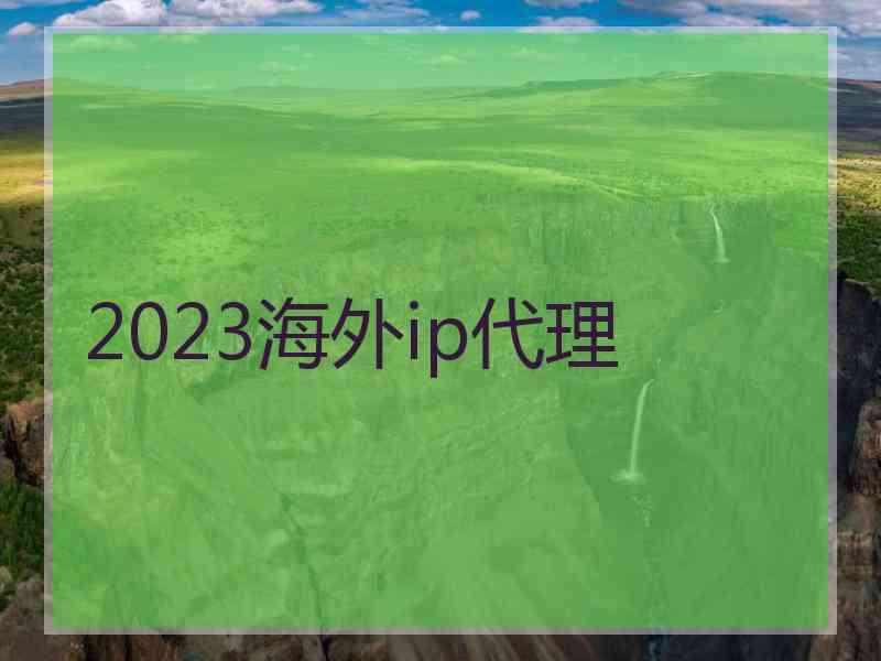 2023海外ip代理