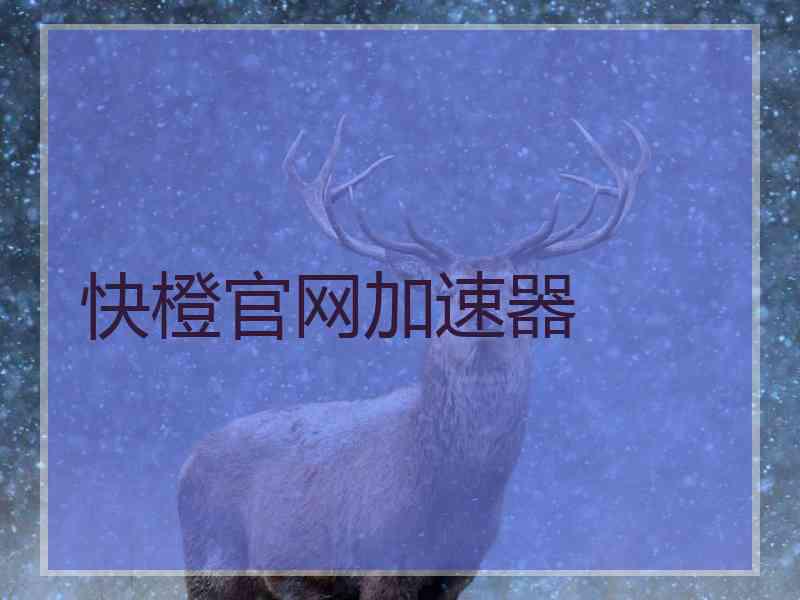 快橙官网加速器
