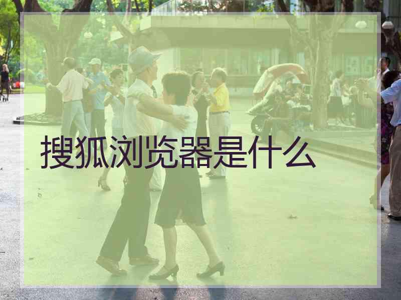 搜狐浏览器是什么