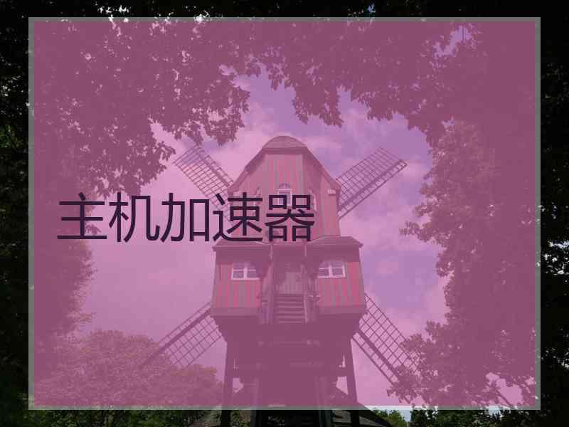 主机加速器