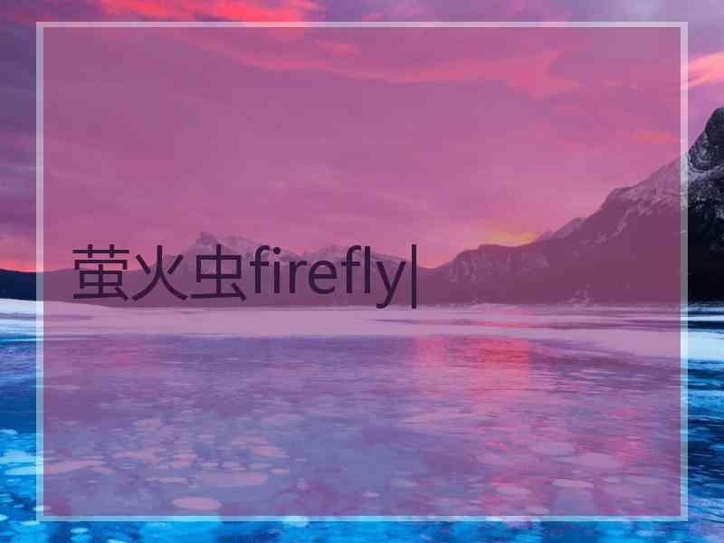 萤火虫firefly|