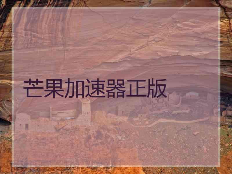 芒果加速器正版