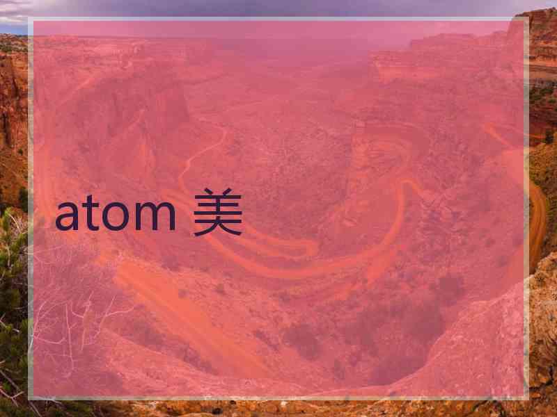 atom 美