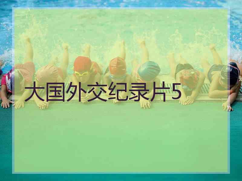 大国外交纪录片5