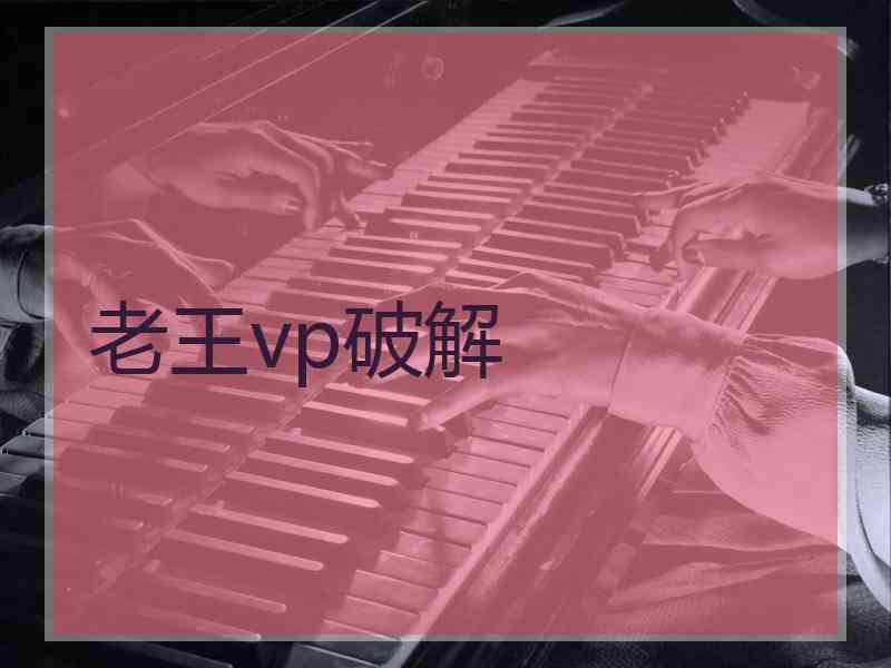 老王vp破解