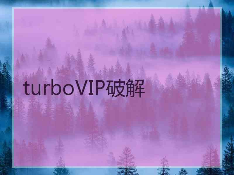 turboVIP破解