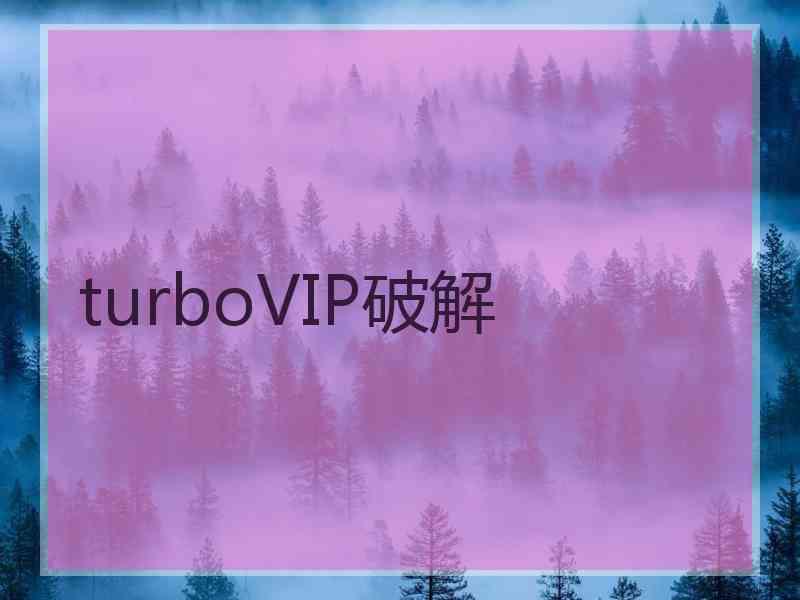 turboVIP破解