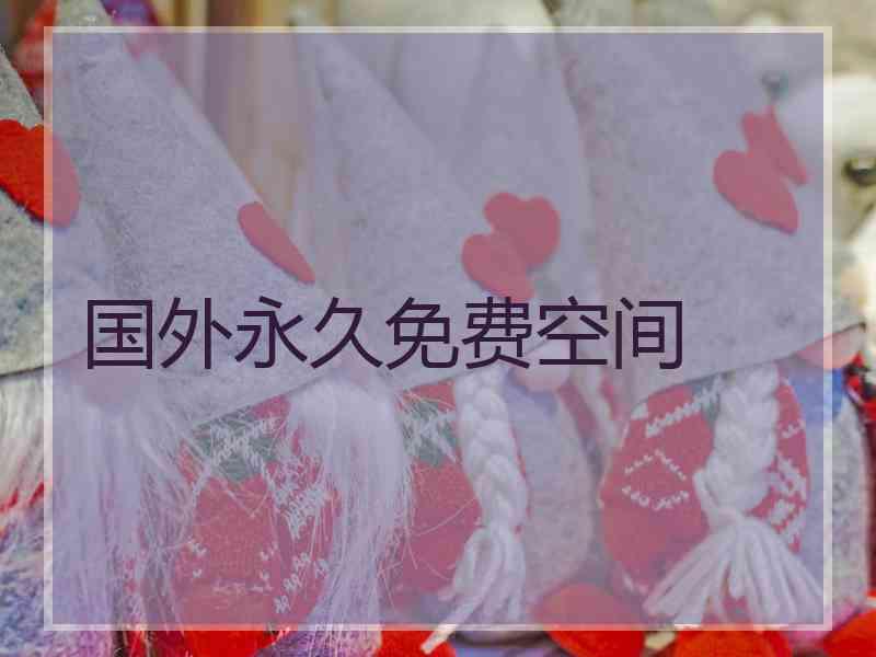 国外永久免费空间
