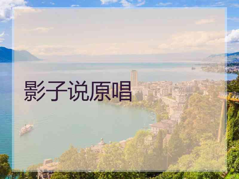 影子说原唱