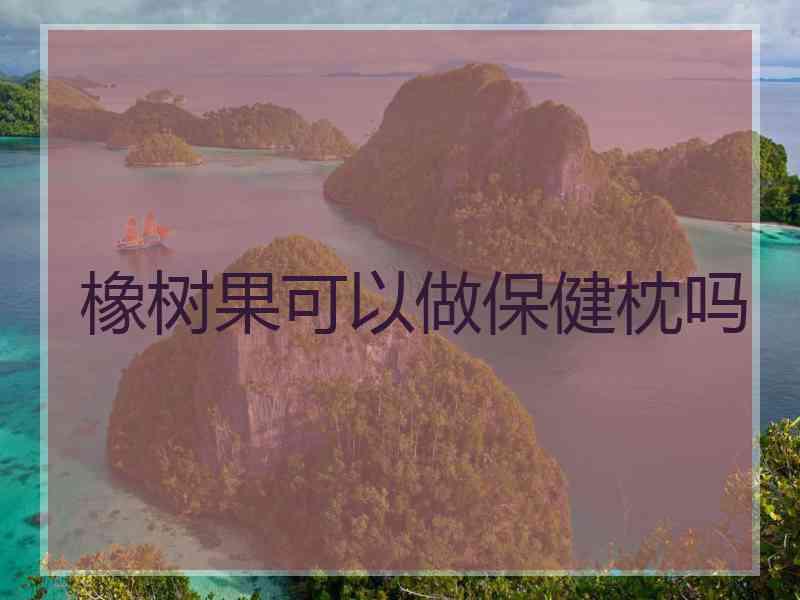 橡树果可以做保健枕吗