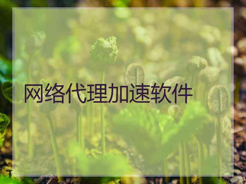 网络代理加速软件