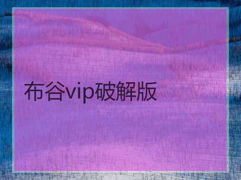 布谷vip破解版