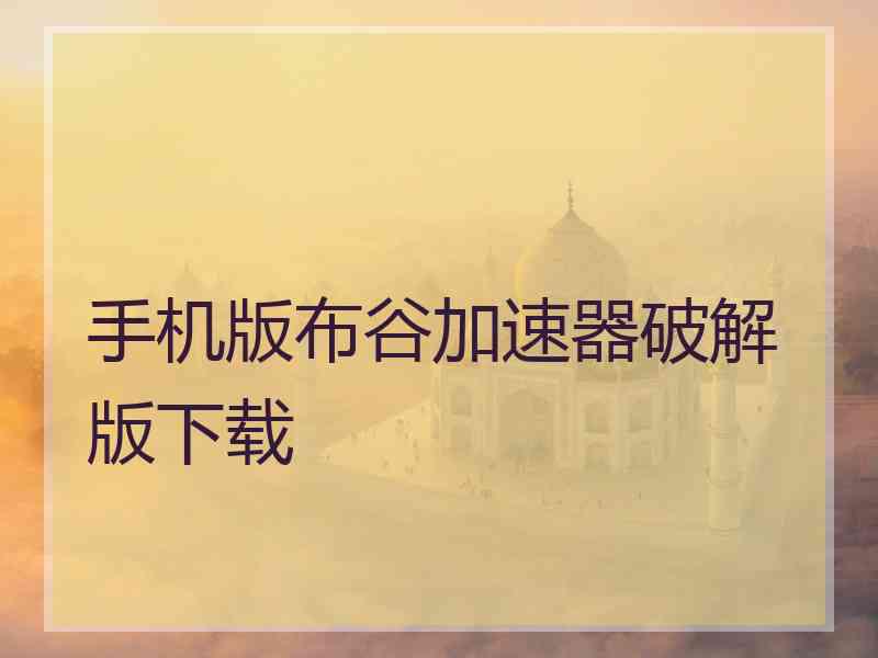 手机版布谷加速器破解版下载