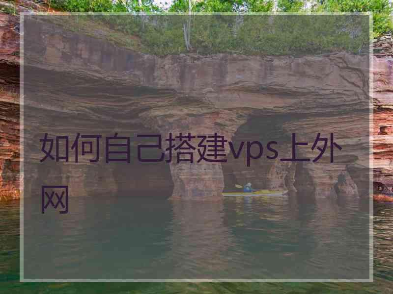 如何自己搭建vps上外网