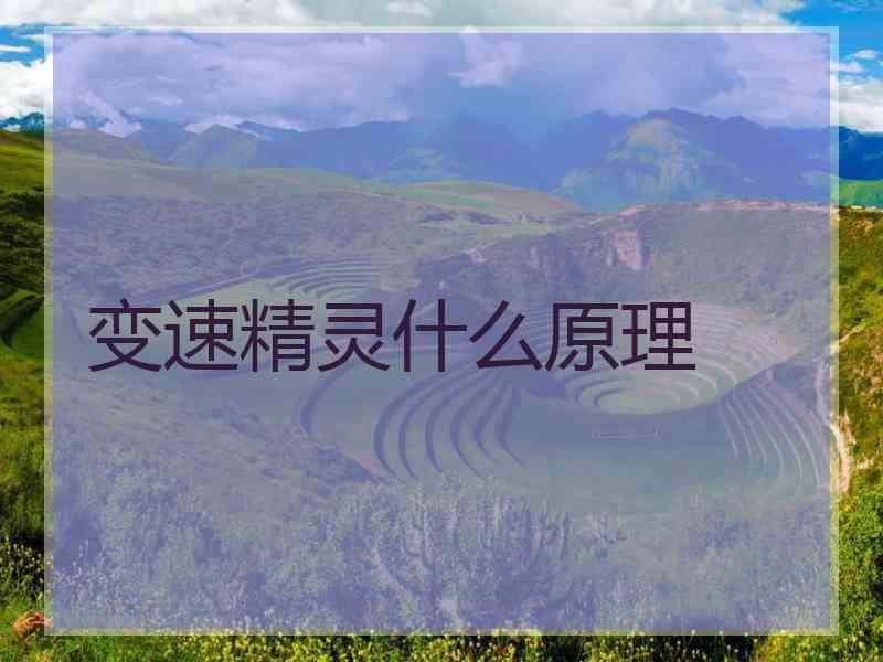 变速精灵什么原理