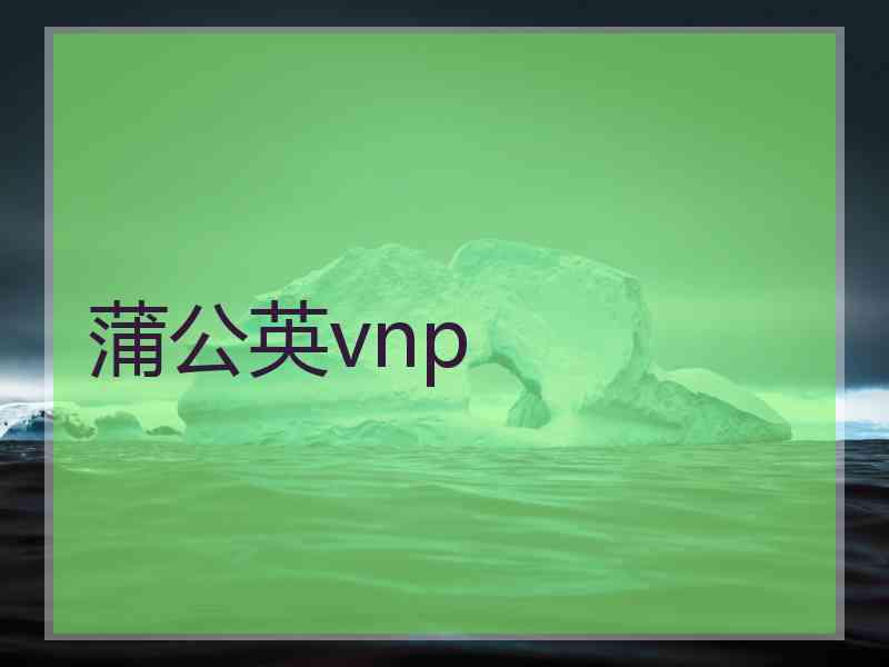 蒲公英vnp