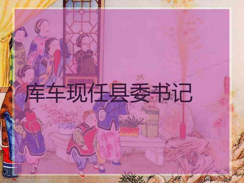 库车现任县委书记