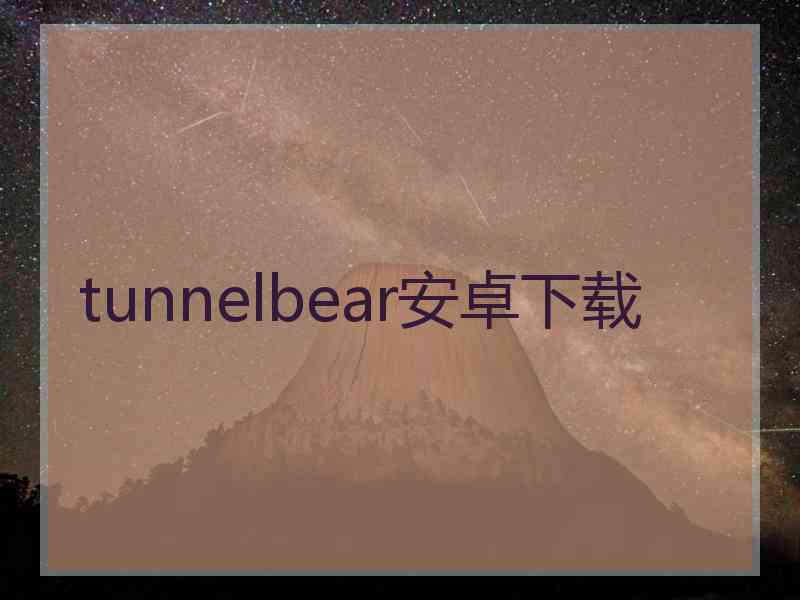 tunnelbear安卓下载