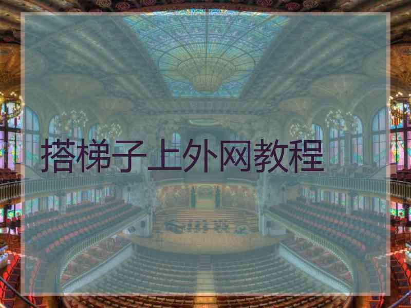 搭梯子上外网教程