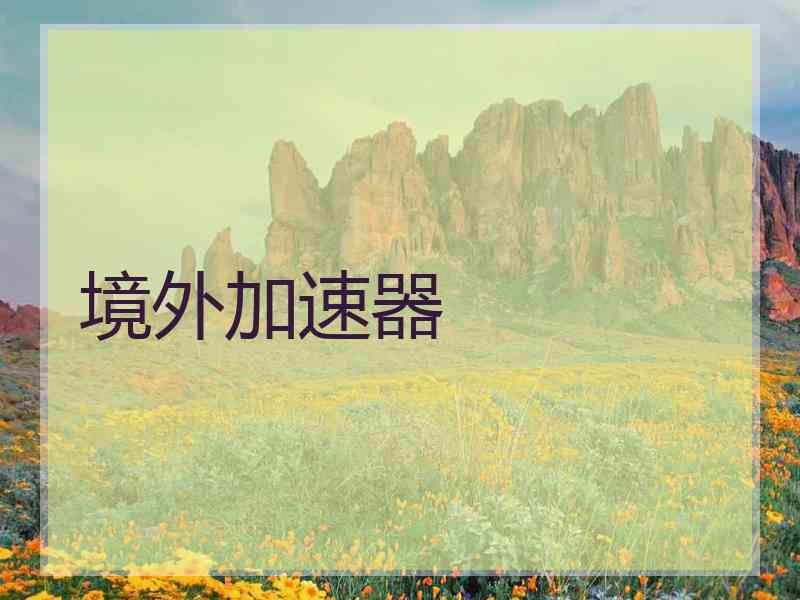 境外加速器
