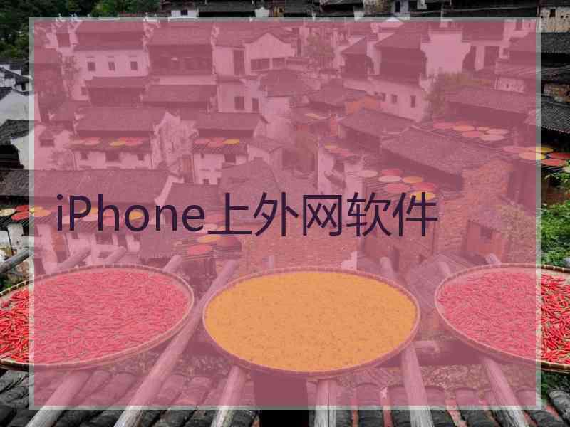 iPhone上外网软件