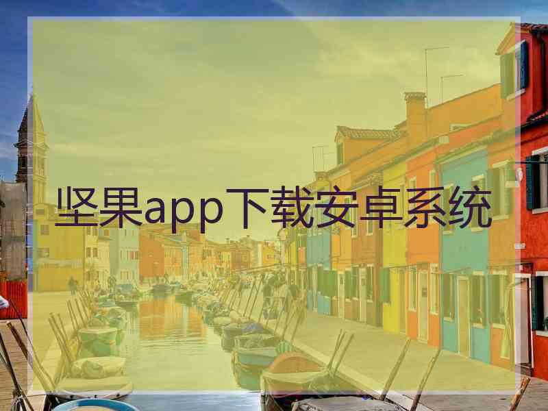 坚果app下载安卓系统