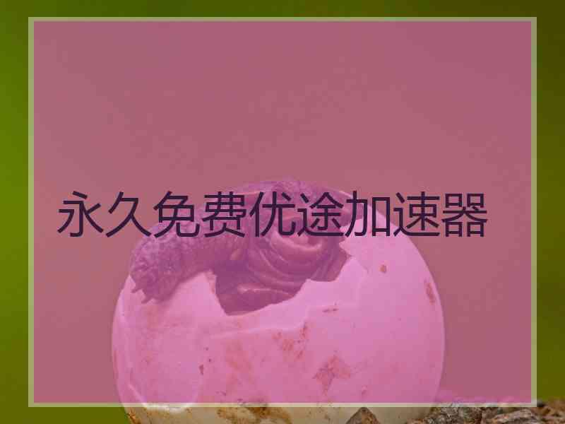 永久免费优途加速器
