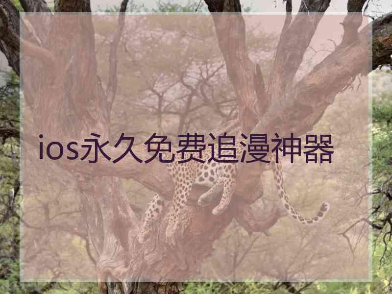 ios永久免费追漫神器