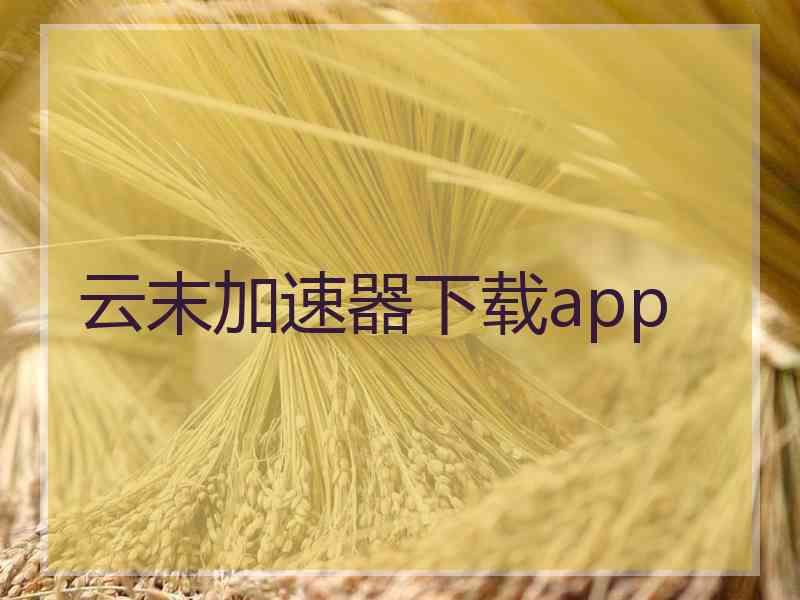 云末加速器下载app