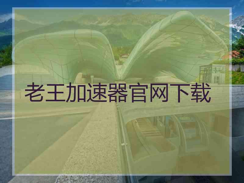 老王加速器官网下载