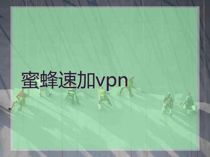 蜜蜂速加vpn