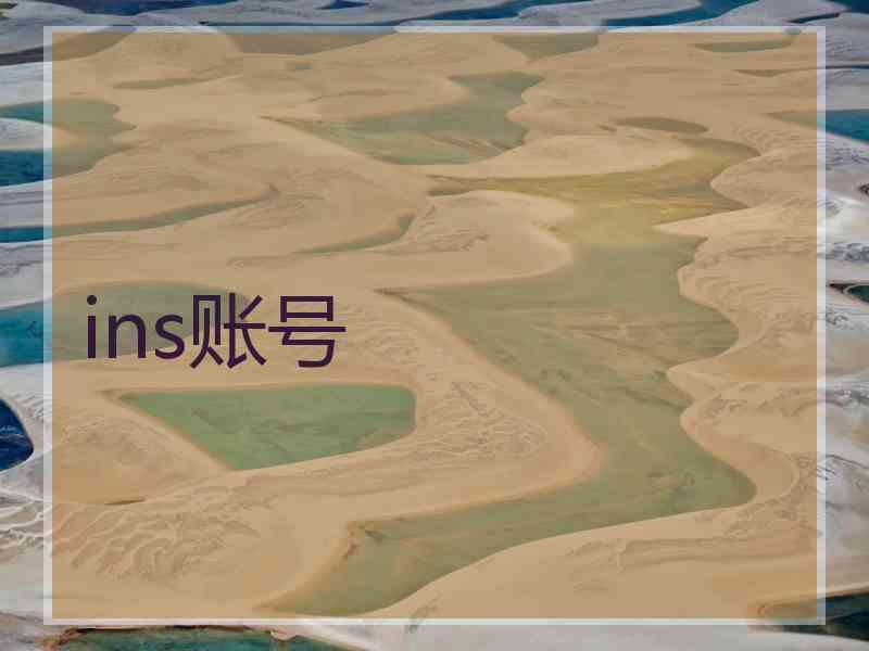 ins账号