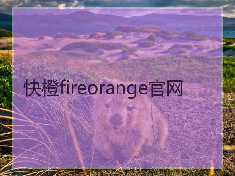 快橙fireorange官网