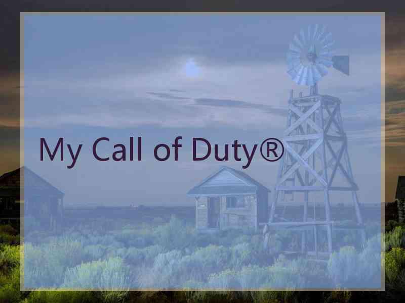 My Call of Duty®