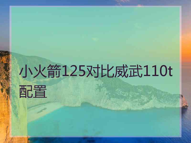 小火箭125对比威武110t配置