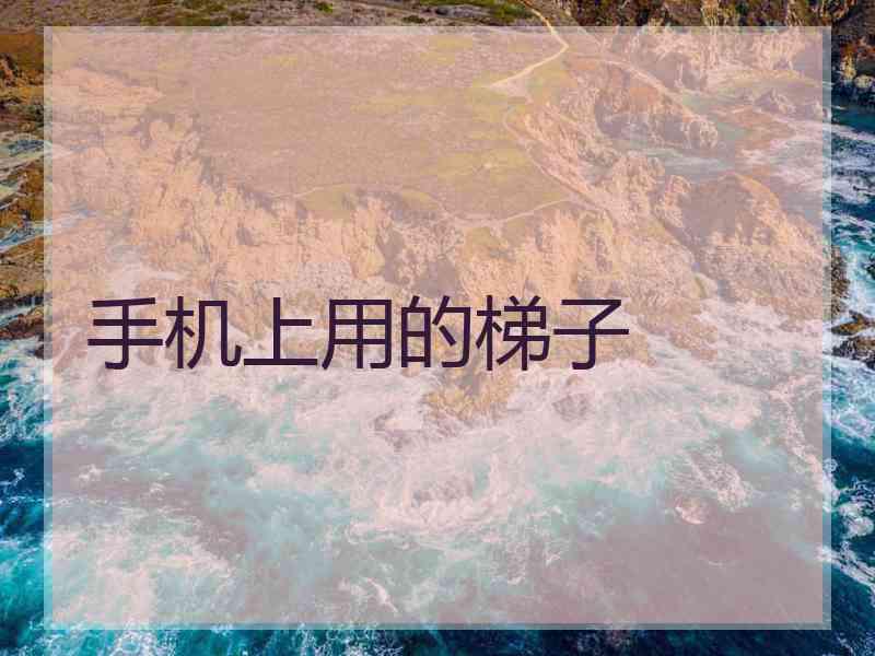 手机上用的梯子